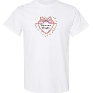 White Romance Reader T-Shirt